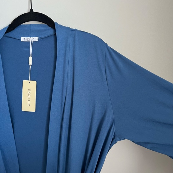 Blue Women's Robe - Picture 6 of 12